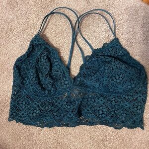 Green Lace Bralette